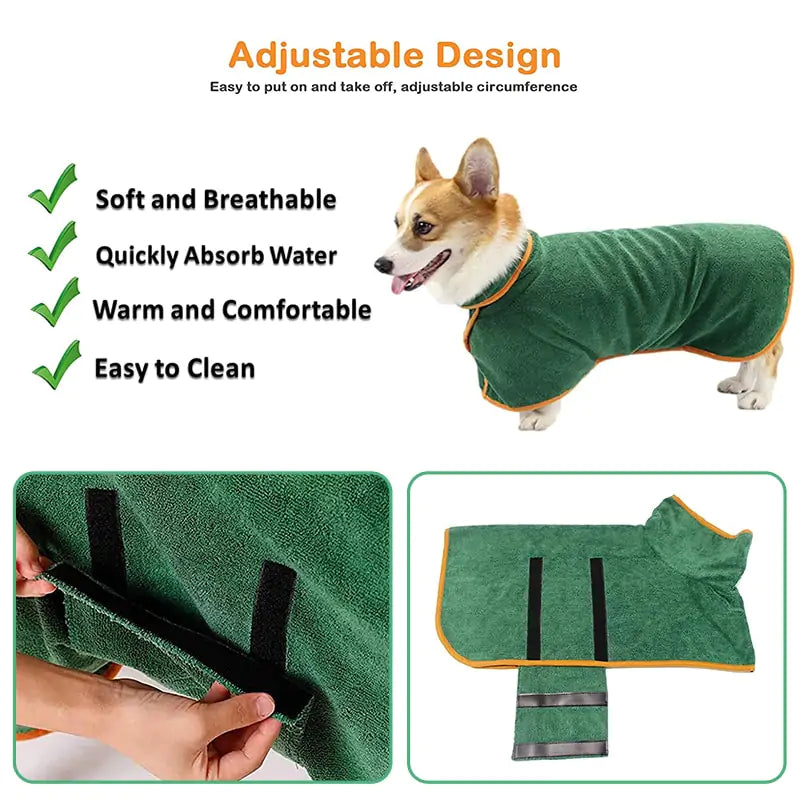 Dogs Bathrobe